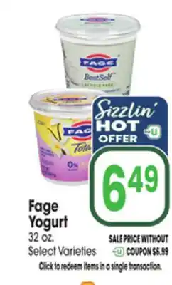 Jewel-Osco Fage Yogurt offer