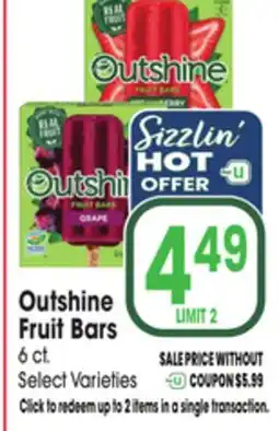 Jewel-Osco Outshine Fruit Bars offer
