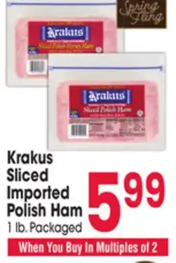 Jewel-Osco Krakus Sliced Imported Polish Ham offer