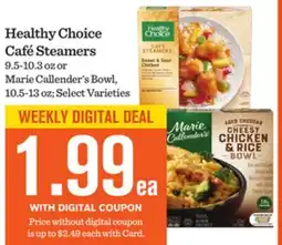 Mariano's Healthy Choice Café Steamers offer
