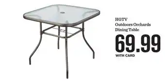 Mariano's HGTV Outdoors Orchards Dining Table offer