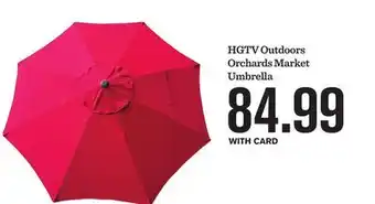 Mariano's HGTV Outdoors Orchards Market Umbrella offer