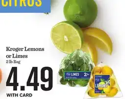 Mariano's Kroger Lemons or Limes offer