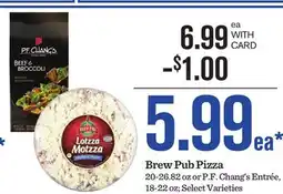 Mariano's Brew Pub Pizza offer