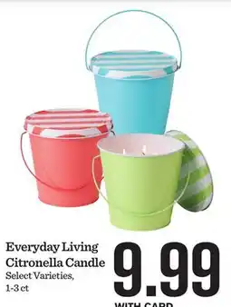 Mariano's Everyday Living Citronella Candle offer