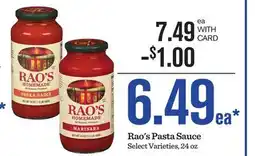 Mariano's Rao's Pasta Sauce offer