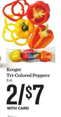 Mariano's Kroger Tri-Colored Peppers offer
