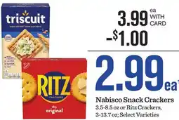 Mariano's Nabisco Snack Crackers offer