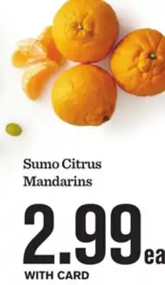 Mariano's Sumo Citrus Mandarins offer