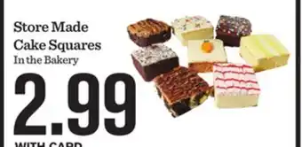 Mariano's Store Made Cake Squares offer