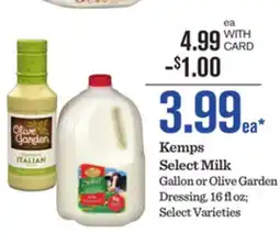Mariano's Kemps Select Milk offer