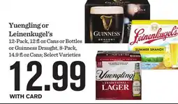 Mariano's Yuengling or Leinenkugel's offer