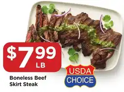 Food 4 Less Boneless Beef Skirt Steak offer