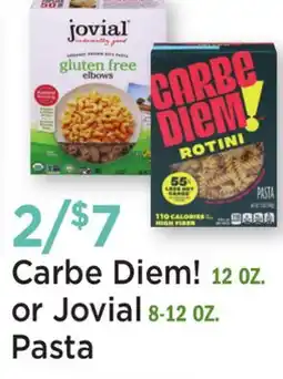 Heinen's Carbe Diem! Jovial 8-12 OZ. Pasta offer