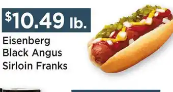 Heinen's Eisenberg Black Angus Sirloin Franks offer