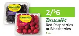 Heinen's Driscolls Red Raspberries or Blackberries offer