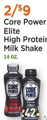 Heinen's Core Power Elite High Protein Milk Shake offer