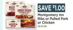 Heinen's Montgomery Inn Ribs or Pulled Pork or Chicken offer
