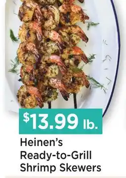 Heinen's Heinen's Ready-to-Grill Shrimp Skewers offer