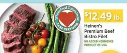 Heinen's Heinen's Premium Beef Bistro Filet offer