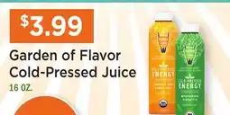 Heinen's Garden of Flavor Cold-Pressed Juice offer