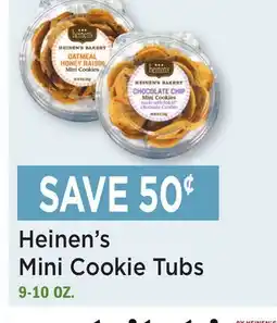 Heinen's Heinen's Mini Cookie Tubs offer