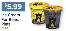 Heinen's Ice Cream For Bears Pints offer