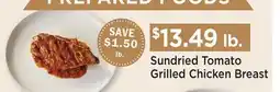 Heinen's Sundried Tomato Grilled Chicken Breast offer