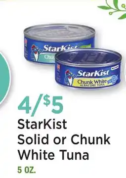 Heinen's StarKist Solid or Chunk White Tuna offer