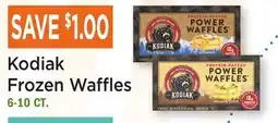 Heinen's Kodiak Frozen Waffles offer