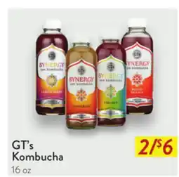 Fresh Thyme GT's Kombucha offer