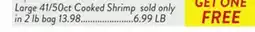 Fresh Thyme Large 41/50ct Cooked Shrimp offer