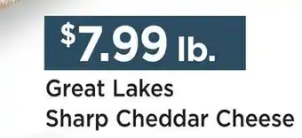 Heinen's Great Lakes Sharp Cheddar Cheese offer