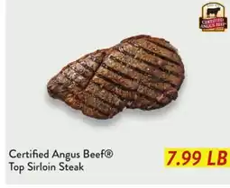 Fresh Thyme Certified Angus Beef Top Sirloin Steak offer