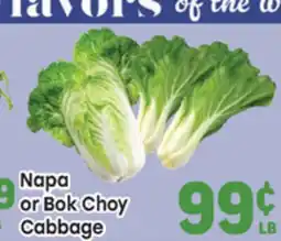 Tony’s Fresh Market Napa or Bok Choy Cabbage offer