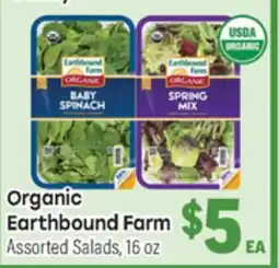 Tony’s Fresh Market Organic Earthbound Farm offer