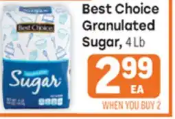 Tony’s Fresh Market Best Choice Granulated Sugar offer