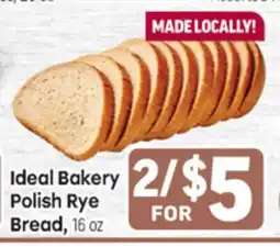 Tony’s Fresh Market Ideal Bakery Polish Rye Bread offer