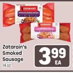 Tony’s Fresh Market Zatarain's Smoked Sausage offer