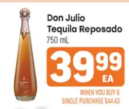 Tony’s Fresh Market Don Julio Tequila Reposado offer