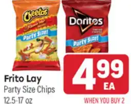 Tony’s Fresh Market Frito Lay Party Size Chips offer
