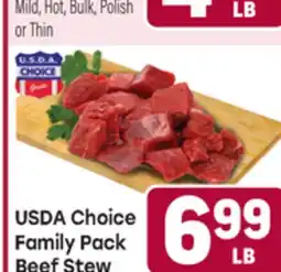 Tony’s Fresh Market USDA Choice Family Pack Beef Stew offer