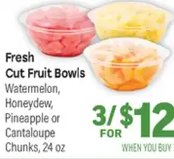 Tony’s Fresh Market Fresh Cut Fruit Bowls offer