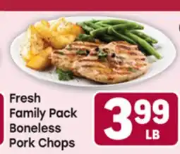 Tony’s Fresh Market Fresh Family Pack Boneless Pork Chops offer