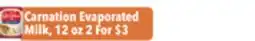 Tony’s Fresh Market Carnation Evaporated Milk offer