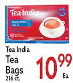 World Fresh Market Tea India Tea Bags offer