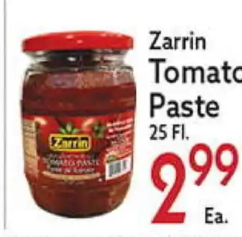 World Fresh Market Zarrin Tomato Paste offer