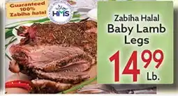 World Fresh Market Zabiha Halal Baby Lamb Legs offer