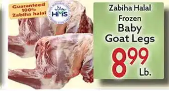 World Fresh Market Zabiha Halal Frozen Baby Goat Legs offer