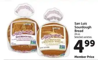 Safeway San Luis Sourdough Bread offer